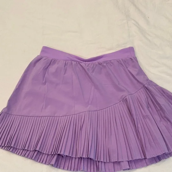 SPANX Lavender Tank & Pleated Mini Skirt Set - Picture 4 of 6